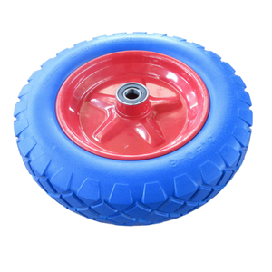 OEM 16' Trolley PU Puncture Solid Wheel ສໍາລັບ Wheelbarrow