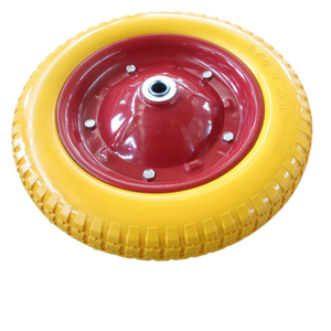 Cina ruote per carriola PU 13*3 all'ingrosso