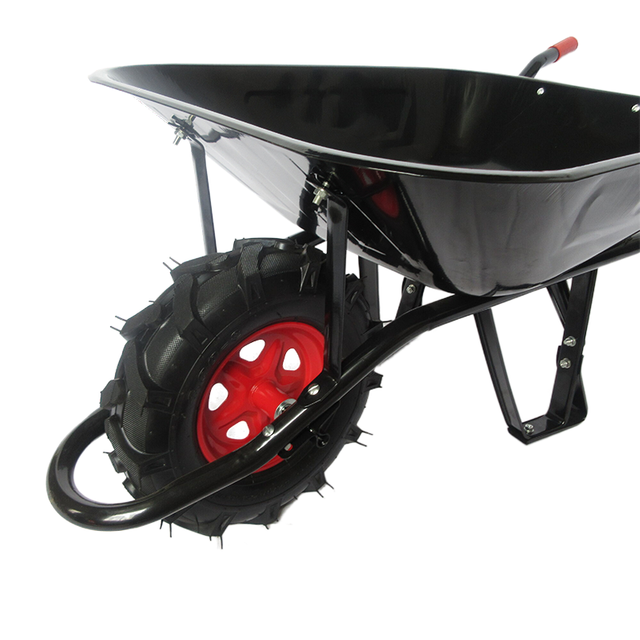 WB6400H Ганская металлическая тачка с оцинкованными поддонами